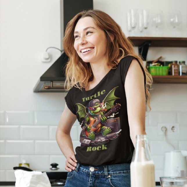 Camiseta Sessão de Meia-Noite das Tartarugas Rockstar (Criador carregado)