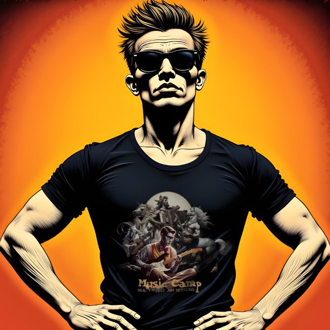 Camiseta Sessão Jam Fantasy do Camp de Música (Criador carregado)