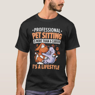 Camiseta Sessão Profissional De Animais De Companhia É Mais