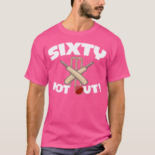 Camiseta Sessenta e poucos anos de críquete