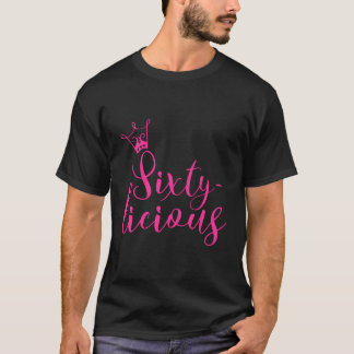 Camiseta Sessenta-Liciosos Rainhas Crown 60º Aniversário Ro