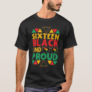 Camiseta Sessenta Negra E Orgulhosa Melanina Pan-Africana 1