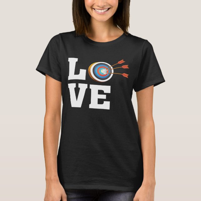 Camiseta Seta de Arco Alvo do Love Archery (Frente)