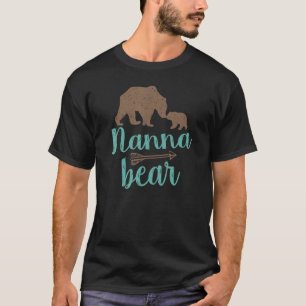 Camiseta Seta de Trendência da Família Correspondente à Nan