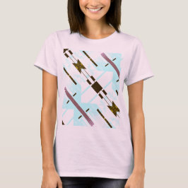 Camiseta Seta Diagonal Negra Azul Aqua Sudoeste inspirada