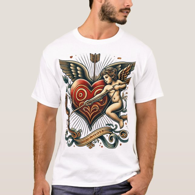 Camiseta "Seta do Amor: Uma Tatuagem de Eterno" (Frente)