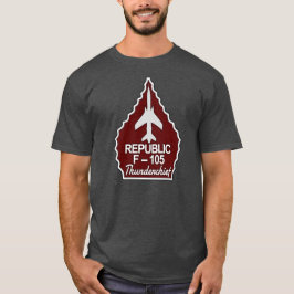 Camiseta Seta do vermelho de F-105 Thunderchief