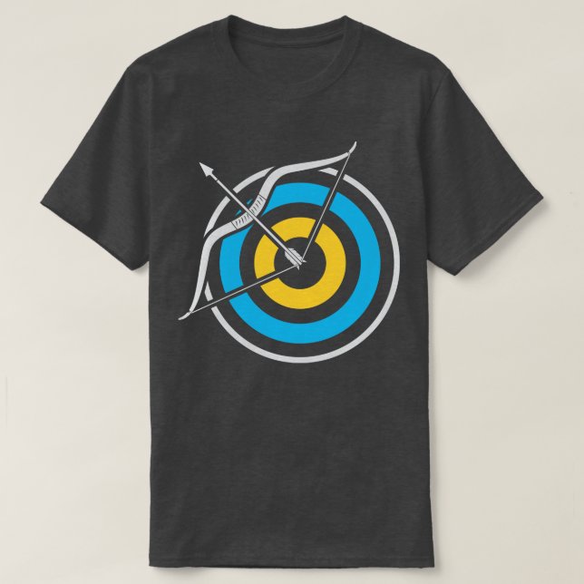 Camiseta Seta E Arco De Arch Sport Archer Archery (17) (Frente do Design)