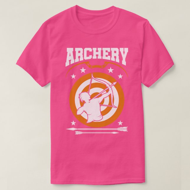 Camiseta Seta E Arco De Arch Sport Archer Archery (18) (Frente do Design)