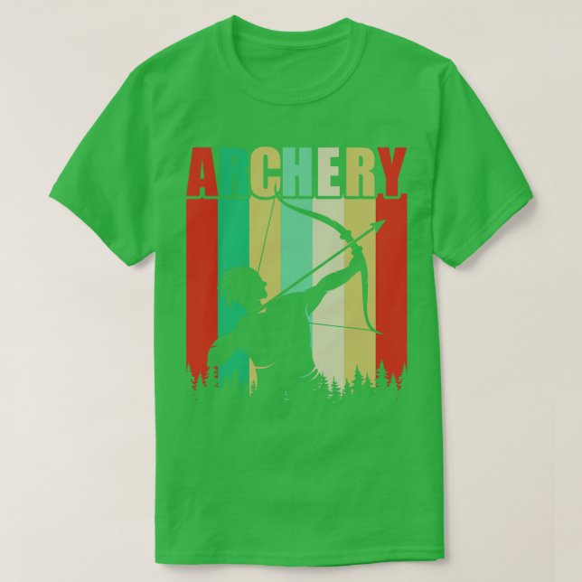 Camiseta Seta E Arco De Arch Sport Archer Archery (20) (Frente do Design)