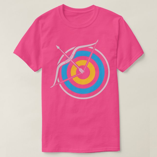 Camiseta Seta E Arco De Arch Sport Archer Archery (23) (Frente do Design)