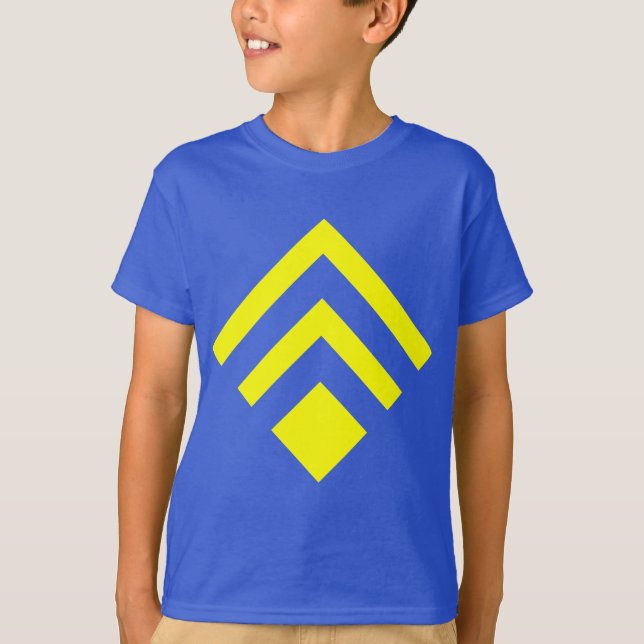 Camiseta Seta Geométrica 02 - Amarelo (Frente)