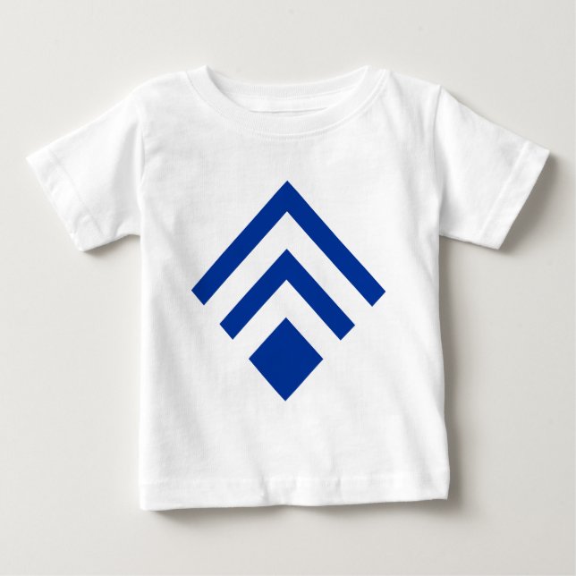 Camiseta Seta Geométrica 02 - Azul Marinho (Frente)