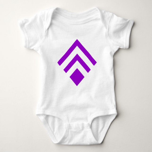 Camiseta Seta Geométrica 02 - Roxo (Frente)