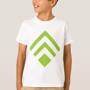 Camiseta Seta geométrica 02 - verde de Marciano