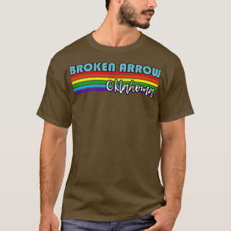 Camiseta Seta Quebrada Oklahoma Pride Quebrada Seta LGBT Gi