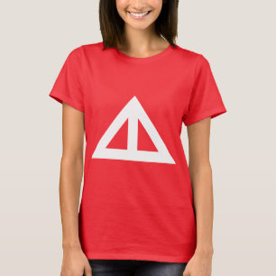 Camiseta Seta Triangular Dividida