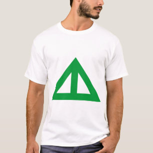 Camiseta Seta Triangular Dividida