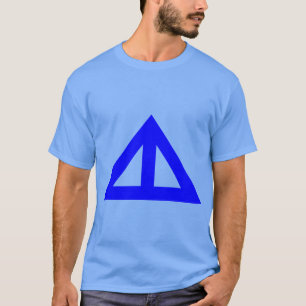 Camiseta Seta triangular dividida