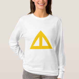 Camiseta Seta Triangular Dividida