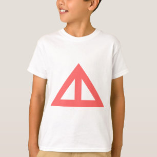 Camiseta Seta triangular dividida