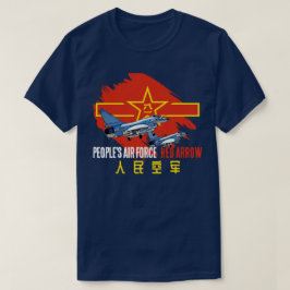 Camiseta Seta Vermelha PLAAF