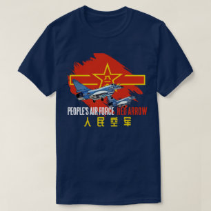 Camiseta Seta Vermelha PLAAF