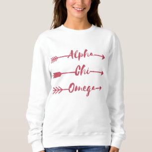 Camiseta Setas alfa de Omega do qui