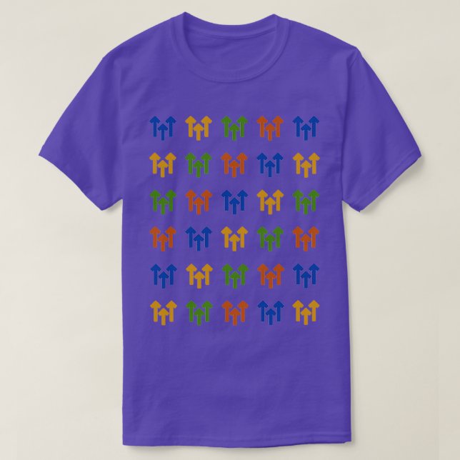 Camiseta Setas Coloridas (Frente do Design)