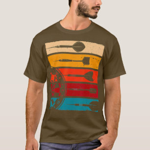 Camiseta Setas de dardos da equipe do desktop retrô