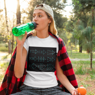 Camiseta Setas Pontilhadas