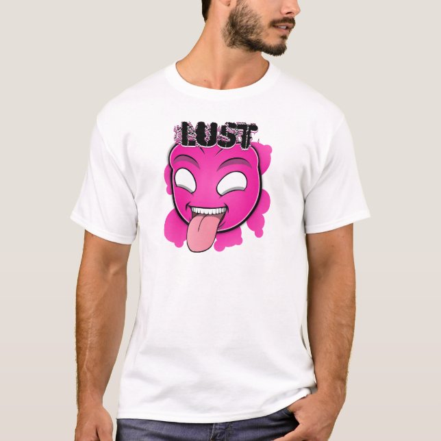 Camiseta Sete caras dos pecados - luxúria (Frente)