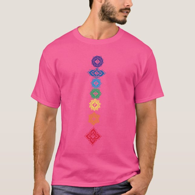 Camiseta Sete Chakras 7 (Frente)