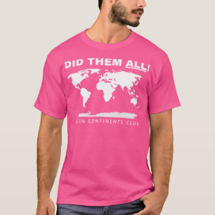 Camiseta Sete continentes