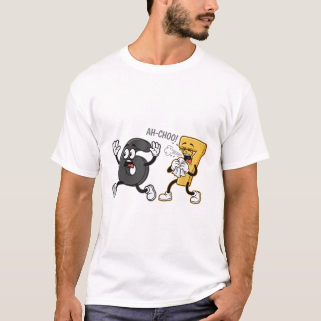 Camiseta Sete Doente Divertido 67 Seis Sete Meme Piada Gera (Frente)