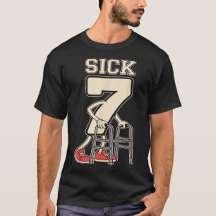 Camiseta Sete Doente Meme 67 Sete 7 Doente Engraçado Com Um