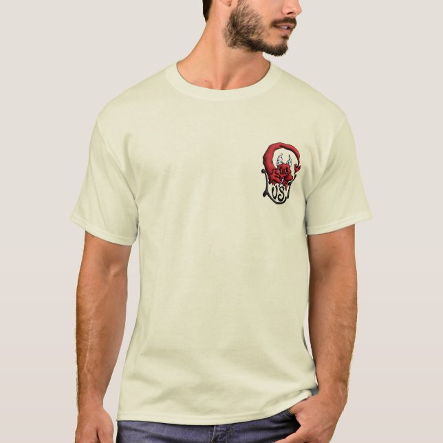 Camiseta Sete Pecados Capitais Luxúria vívida  (Frente)