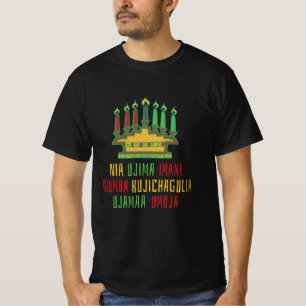 CAMISETA SETE PRINCÍPIOS DO KWANZAA