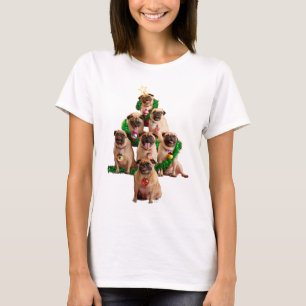 Camiseta Sete Pugs-a-Posing