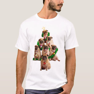 Camiseta Sete Pugs-a-Posing