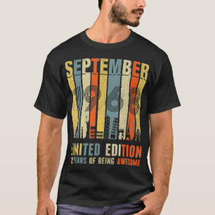 Camiseta Setembro 1968 Vintage Funny 52nd Birthday Gift