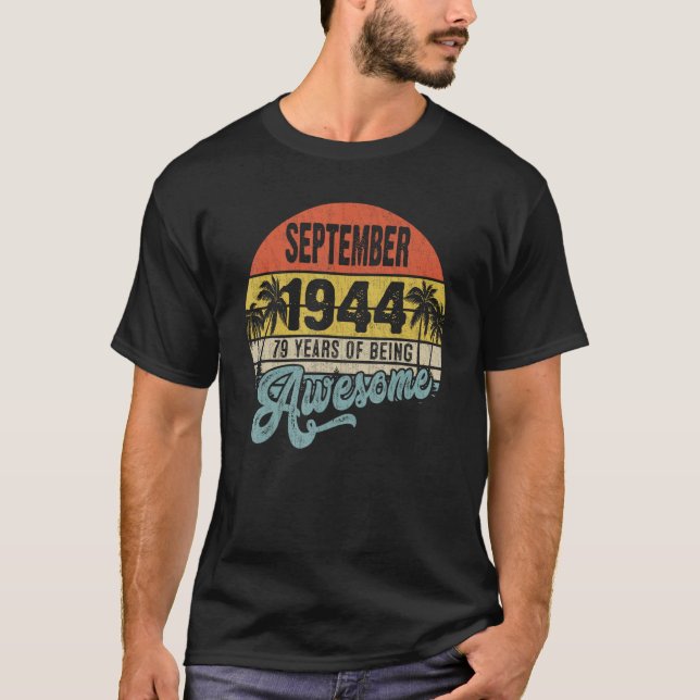 Camiseta Setembro De 1944 79 Anos De Esforço (Frente)