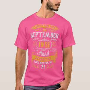 Camiseta Setembro De 1951 71ruas Aniversário 71 Anos Vítima