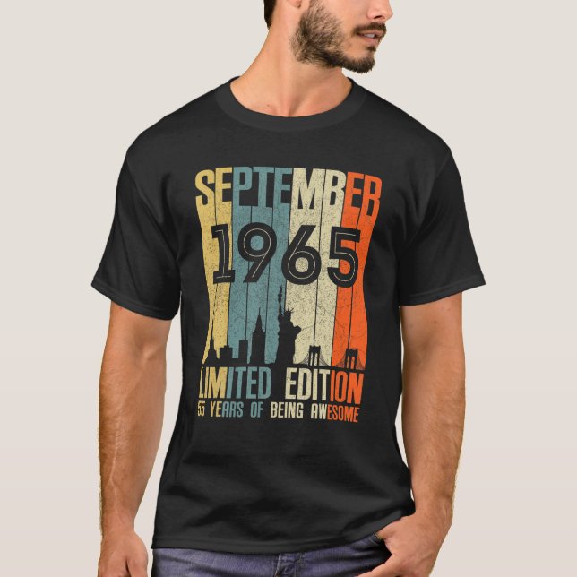 Camiseta Setembro De 1965 T 55 Anos 1965 Apresente De Anive (Frente)