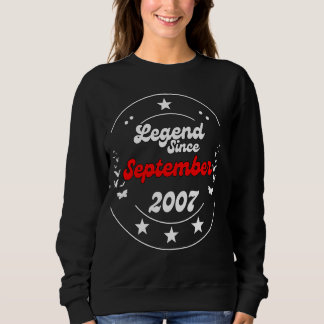 Camiseta Setembro De 2007 Menino Da Legenda De Aniversário