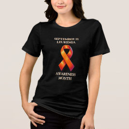 Camiseta Setembro é Mês de Consciência da Leucemia