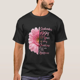 Camiseta Setembro Garota 1994 T 27 Anos