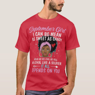 Camiseta Setembro Garota Pode Ser Tão Doce Quanto O Docinho