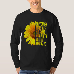 Camiseta Setembro Girls Sunshine Mistura Furacão Sunflower