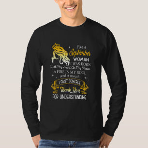 Camiseta Setembro Mulher Eu Era Nascer Com Meu Coração Para
